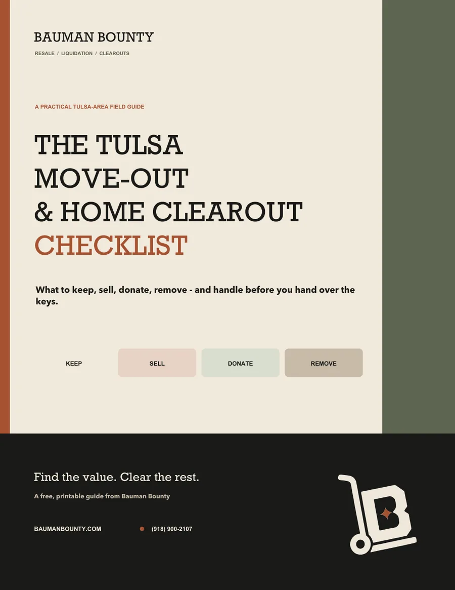 Cover of The Tulsa Move-Out & Home Clearout Checklist